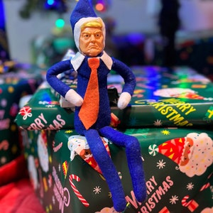 Trump on a Stump Elf  2025 Doll