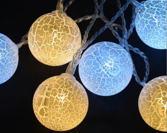 Christmas Home Decoration Crack Ball String Light