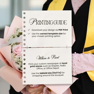 Nurse Graduation Newspaper Template, Nursing School Graduate, RN College Senior Gift, Printable Newspaper Photoshoot, Canva Template, 045 image 11