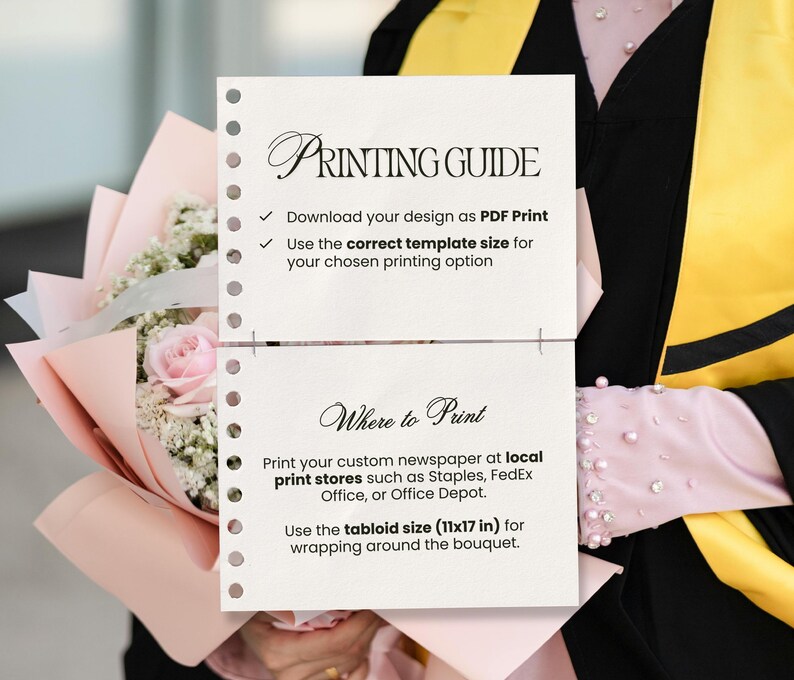 Nurse Graduation Newspaper Template, Nursing School Graduate, RN College Senior Gift, Printable Newspaper Photoshoot, Canva Template, 045 image 11