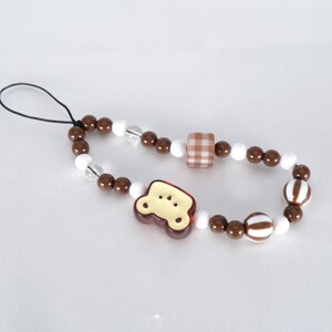 Kawaii Phone Charm, Kawaii Accessories, Beaded Phone Charm, Phone Strap, Cute Gift, Anime Charm, Personalized Phone Strap, Bridesmaids Gift
