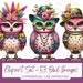 Owl Clip Art Collection: Playful Designs for Crafts, POD, and DIY ...