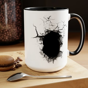 15oz &#39;Broken Cup&#39; Design Mug | The Perfect Customizable Gift for Coffee and Tea Lovers