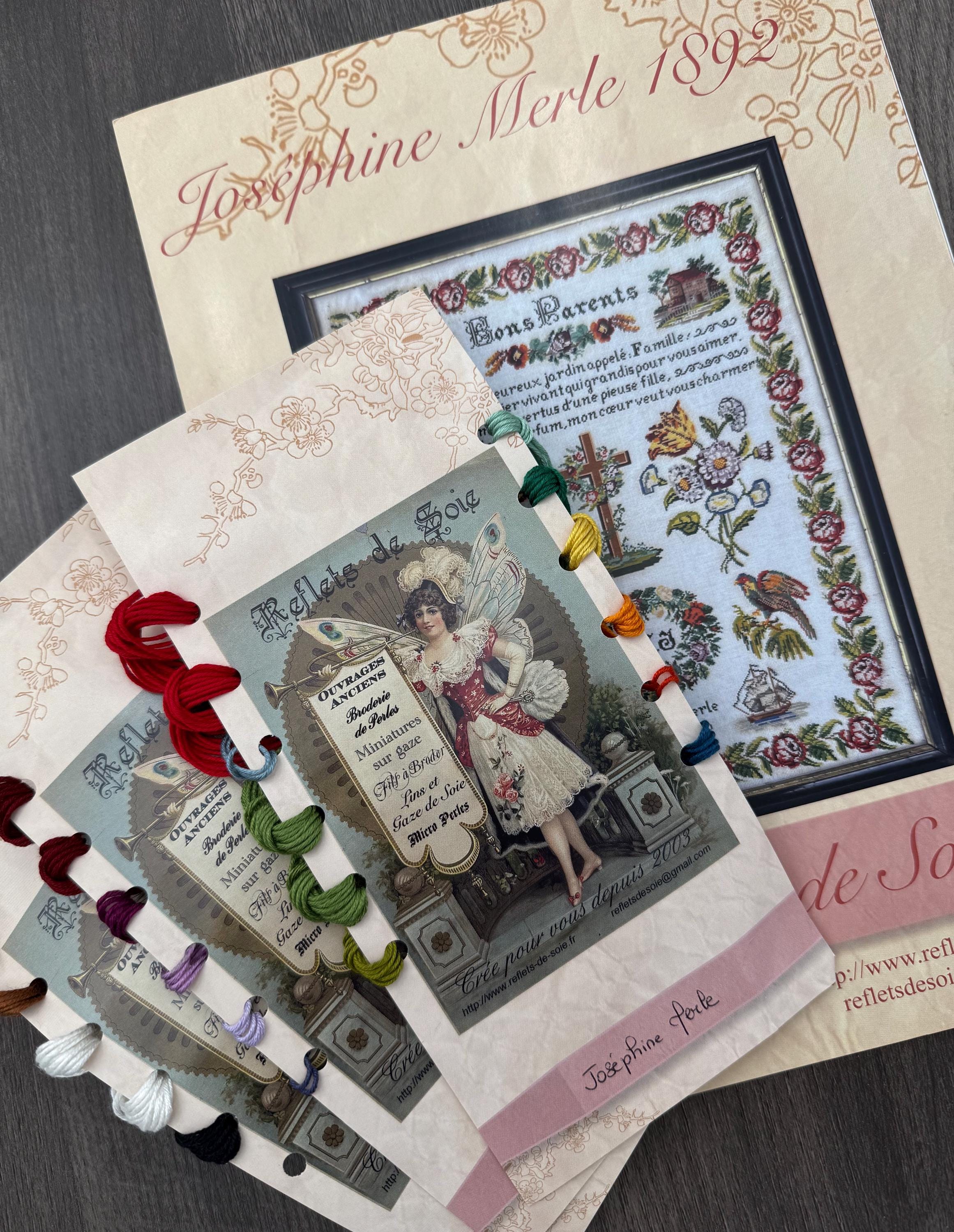 Reflets De Soie Josephine Merle 1892 AVAS Soie D'alger Silk Thread Pack ...
