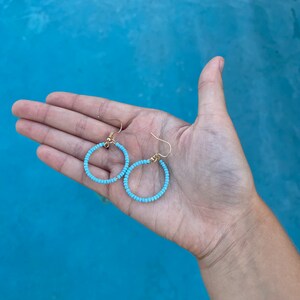 Blue earrings