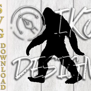 Big Foot Walking SVG | Vector Art