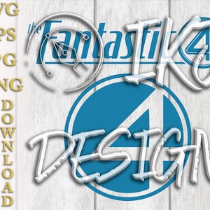Fantastic 4 Bundle SVG | EPS | PNG | Vector Art | Raster Files