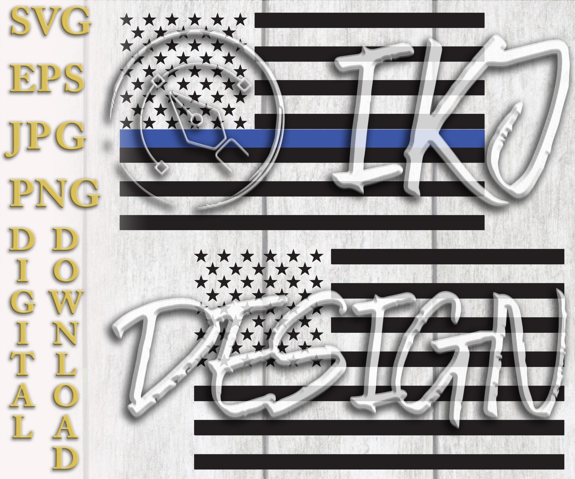 American Flag Bundle SVG EPS JPG Png Vector Art Raster Files - Etsy