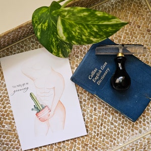 Card - "You really get me growing"