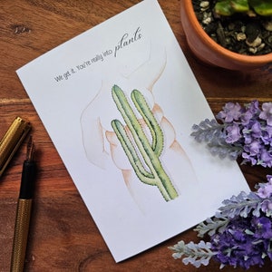 Card - "We get it. You're really into plants"