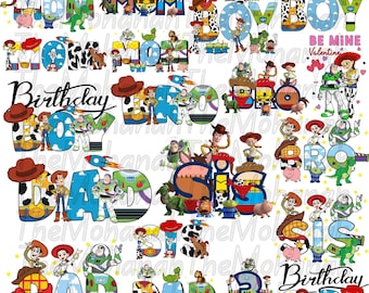 20 Toy storyy  Birthday Boy Png, Dad And Mom png, Birthday Girl Family png, Vacay Mode png , Birthday Gift png, Family Birthday Party png