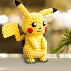 Amigurumi Pattern pikachu, Crochet Pattern PDF Digital file, Pattern, EnglishHandmade, Pikachu (Amigurumi, Crochet, Photo tutorial PDF file)