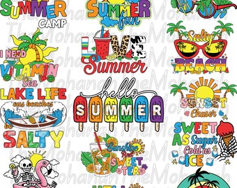 Hello Summer Popsicles SVG, Summer sign SVG, Summer svg, Summer cut file for Cricut and Silhouette, Beach SVG, Hello Summer print file png