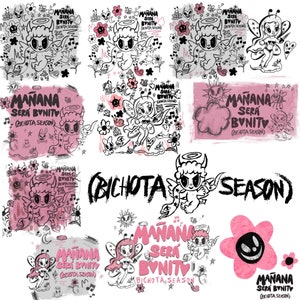 60 Manana Sera Bonito Png Bundle, Bichota Season Tumbler Digital Design, Pink Devil Angel Glass Can Png, La Bichota Png, Instant Download zdjęcie 3