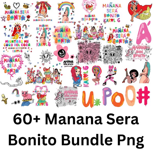 60+ Manana Sera Bonito Png Bundle, Bichota Season Tumbler Digital Design, Pink Devil Angel Glass Can Png, La Bichota Png, Instant Download