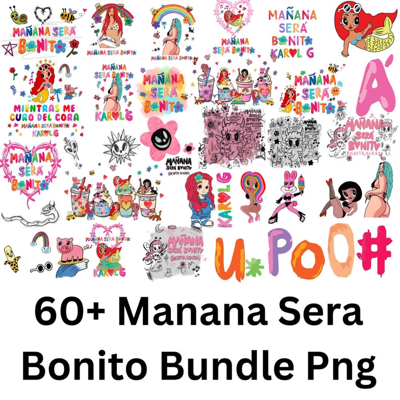 60 Manana Sera Bonito Png Bundle, Bichota Season Tumbler Digital Design, Pink Devil Angel Glass Can Png, La Bichota Png, Instant Download zdjęcie 1