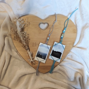 Handgefertigte Makramee Personalisierte Polaroid Foto Aufhänger