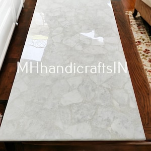 Quartz Stone Slab Counter Top Random Farm House Table /Coffee Table Table top/ Vanity Top/ Slab Kitchen Counter Slab Top/Dining top