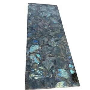 Labradorite Bars & Kitchen Dining Table Top Slab ,Labradorite Center Table, Home Decor, Furniture, Countertop Slab, Gemstone Stone Top