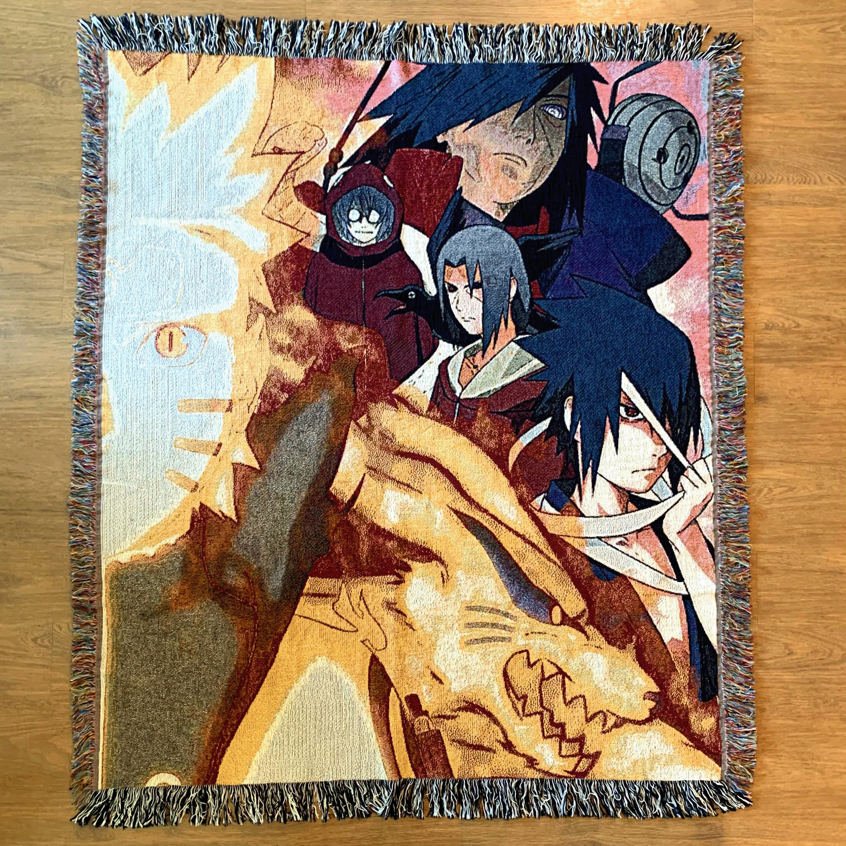 First Hokage Jutsu Naruto Blanket