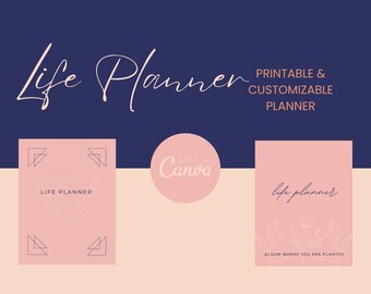 Levensplanner | ADHD-planner | Afdrukbare planner | Aanpasbaar | Planner | Organisator voor volwassenen | Planner voor volwassenen
