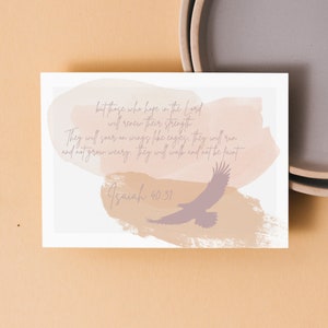 Isaïe 40:31 Écriture Wall Art / Ceux qui espèrent dans le Seigneur / Home Decor / Christian Home Decor / Bible Verse Download / Téléchargement numérique