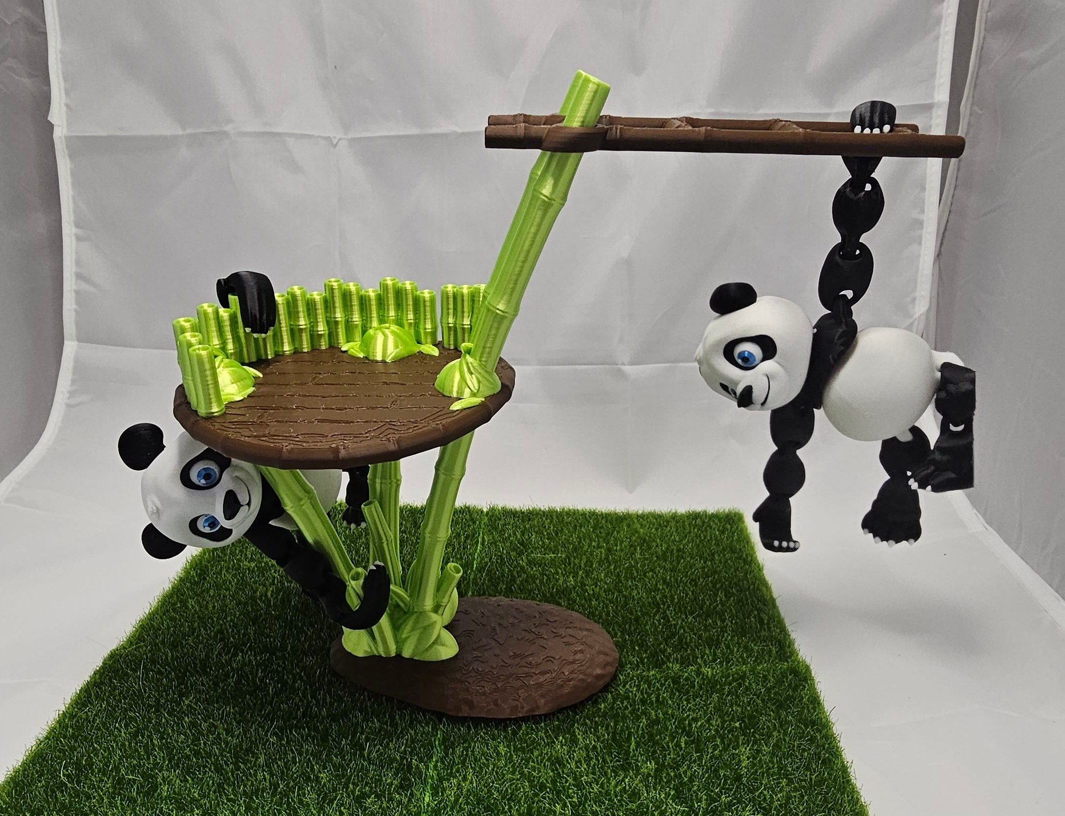 Cute 3D Printed Articulated Panda flexi-factory - Etsy