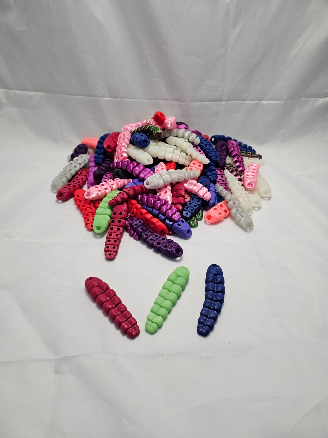 Rattle Snake Tail Keychain 3D Printed Flexi Keychain Etsy