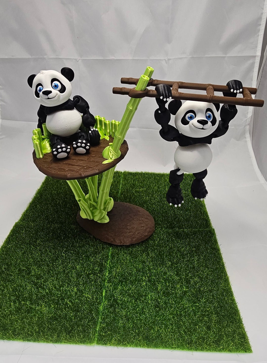 Cute 3D Printed Articulated Panda flexi-factory - Etsy