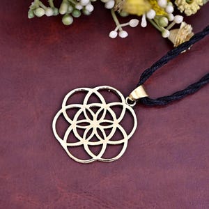 Flower of Life Pendant | Mandala Pendant | Flower of Life Jewelry | Sacred Geometry | Geometry Pendant | Seed of Life Jewelry