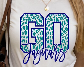 GO Jaguars leopard print svg, jaguars mascot svg, Senior 2025 svg, Class of 2025, tshirt svg, mockup svgs, grad svg, school team cut file