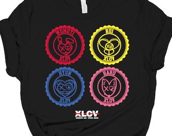 はる XLOV Kpop Fan T-shirt – Wumuti Rui Hyun Haru Graphic Tee, K-pop
