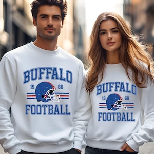 Vintage Buffalo Football Sweatshirt T-Shirt And Hoodie, Trendy Buffalo Football Fan Gift, Buffalo Game Day Shirt