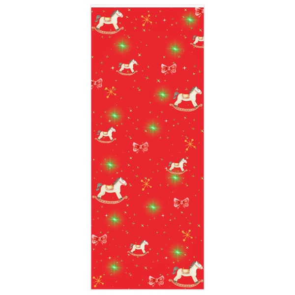 Red Rocking Horse Etsy