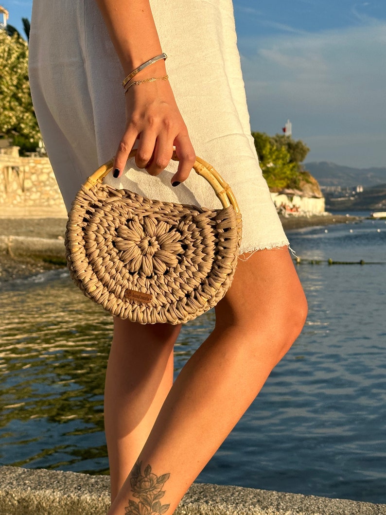 Handmade Bamboo Handbag image 1