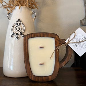 Coffee Mug Bowl Candle