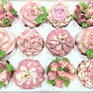 Floral buttercream cupcakes pick up only