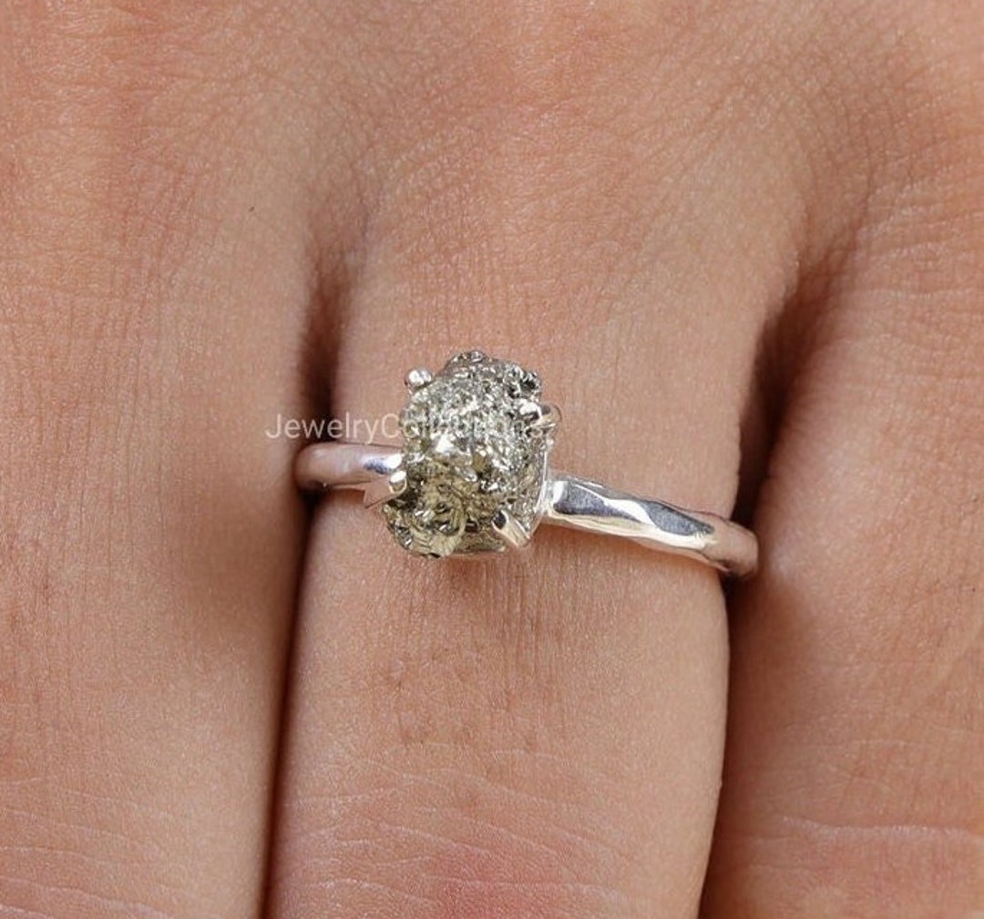 •PYRITE - ROPED OVAL• silver ring (size 9)