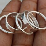 Silver Stackable Rings