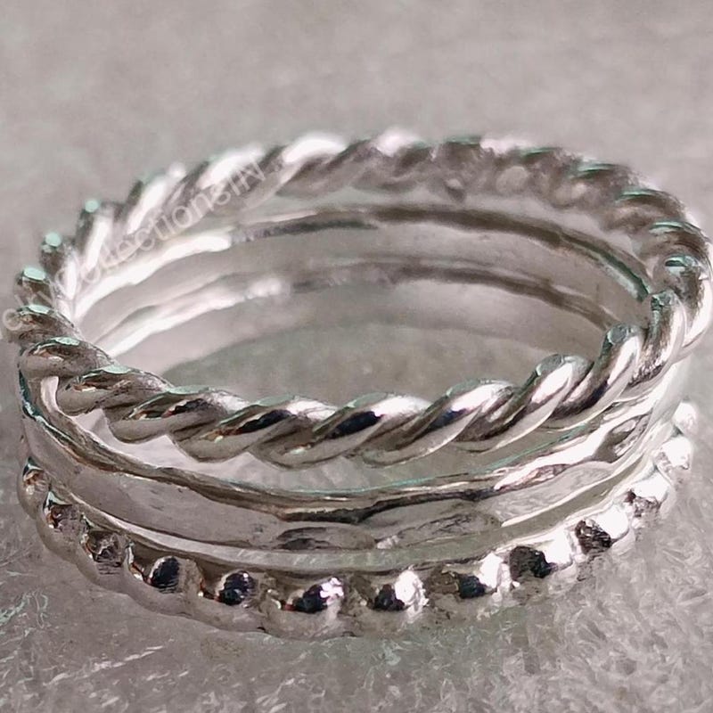 Stackable Rings - Etsy