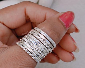 Stackable Rings - Etsy Australia