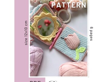 Crochet quiet book - Blooming meadow | PATTERN ONLY