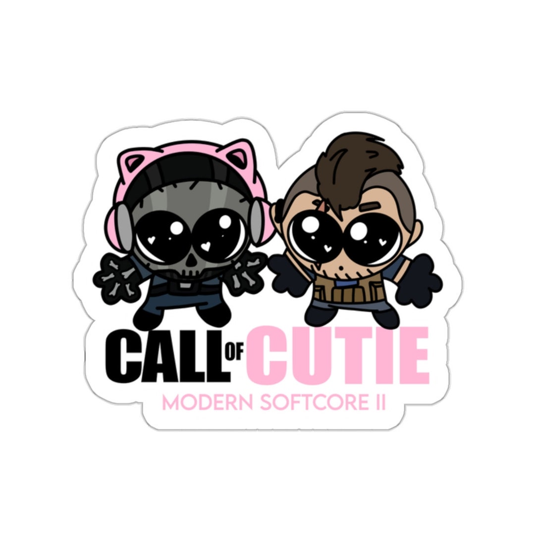 Ghost and Soap Cute Call of Duty Kisscut Stickers Etsy