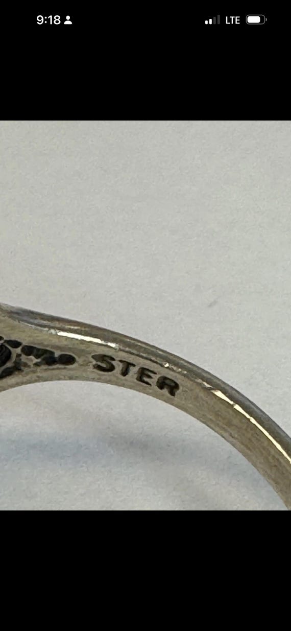Sterling rose ring - image 5