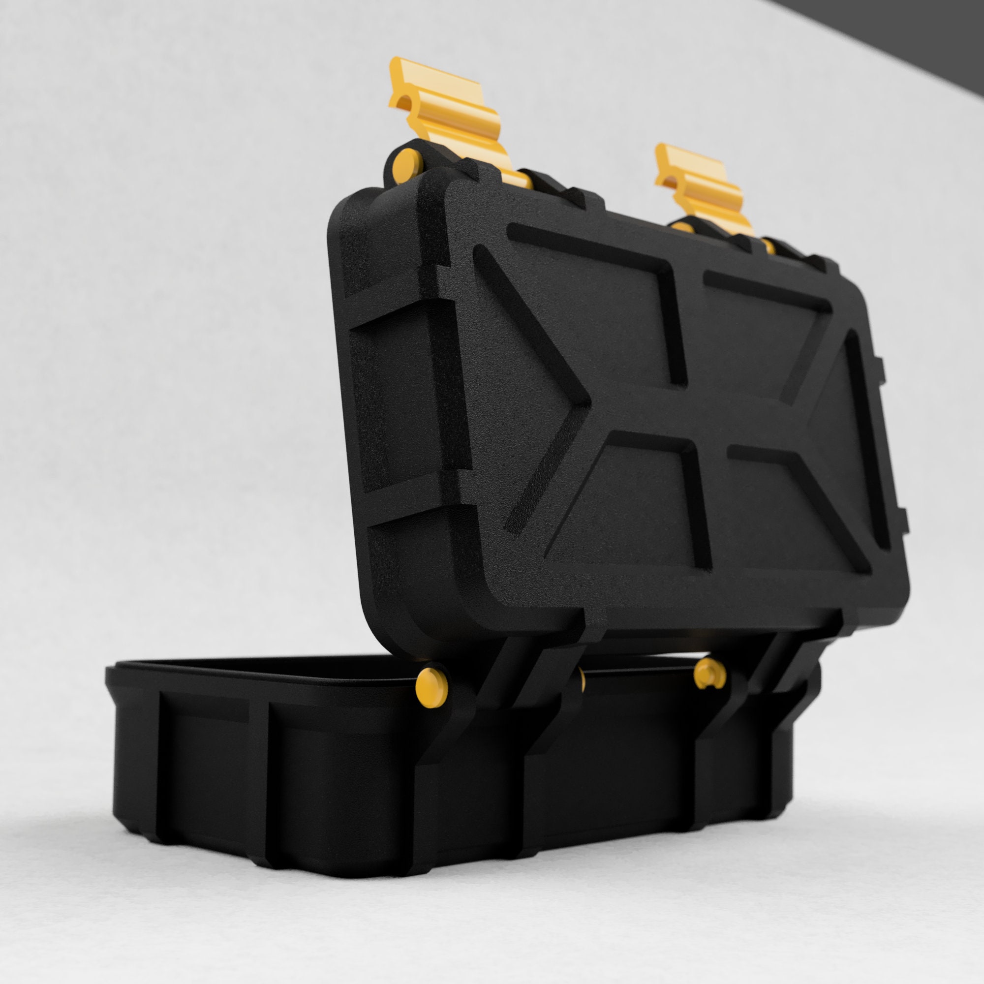 3D Printable Storage Box STL File, Box STL File Digital Instant