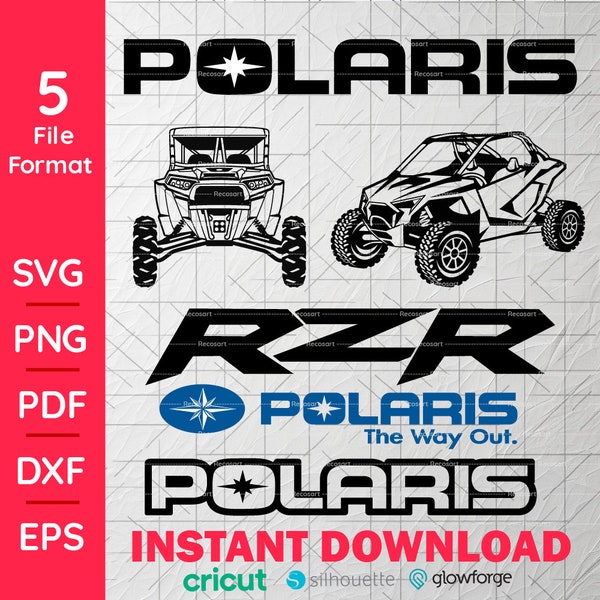 Polaris - RZR - SVG - Ready to use for Cricut - Transparent Background - High Resolution