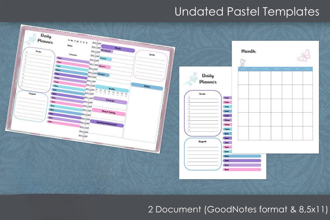 Daily Planner Digital Download - Etsy