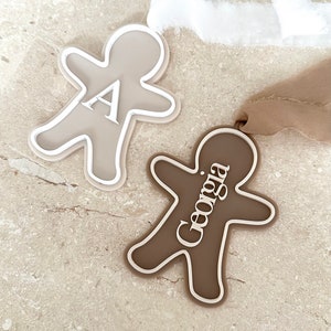 Personalised Gingerbread Man Ornament | Acrylic Ornament | Acrylic Christmas Ornament | Christmas 2023 | Acrylic Gingerbread man