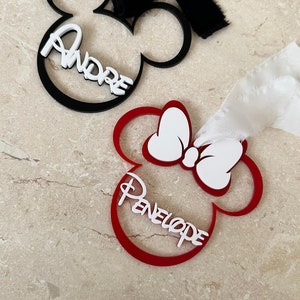 Personalised Disney acrylic Ornaments | Christmas gift | teachers gift | Christmas 2023 | Minnie | Mickey