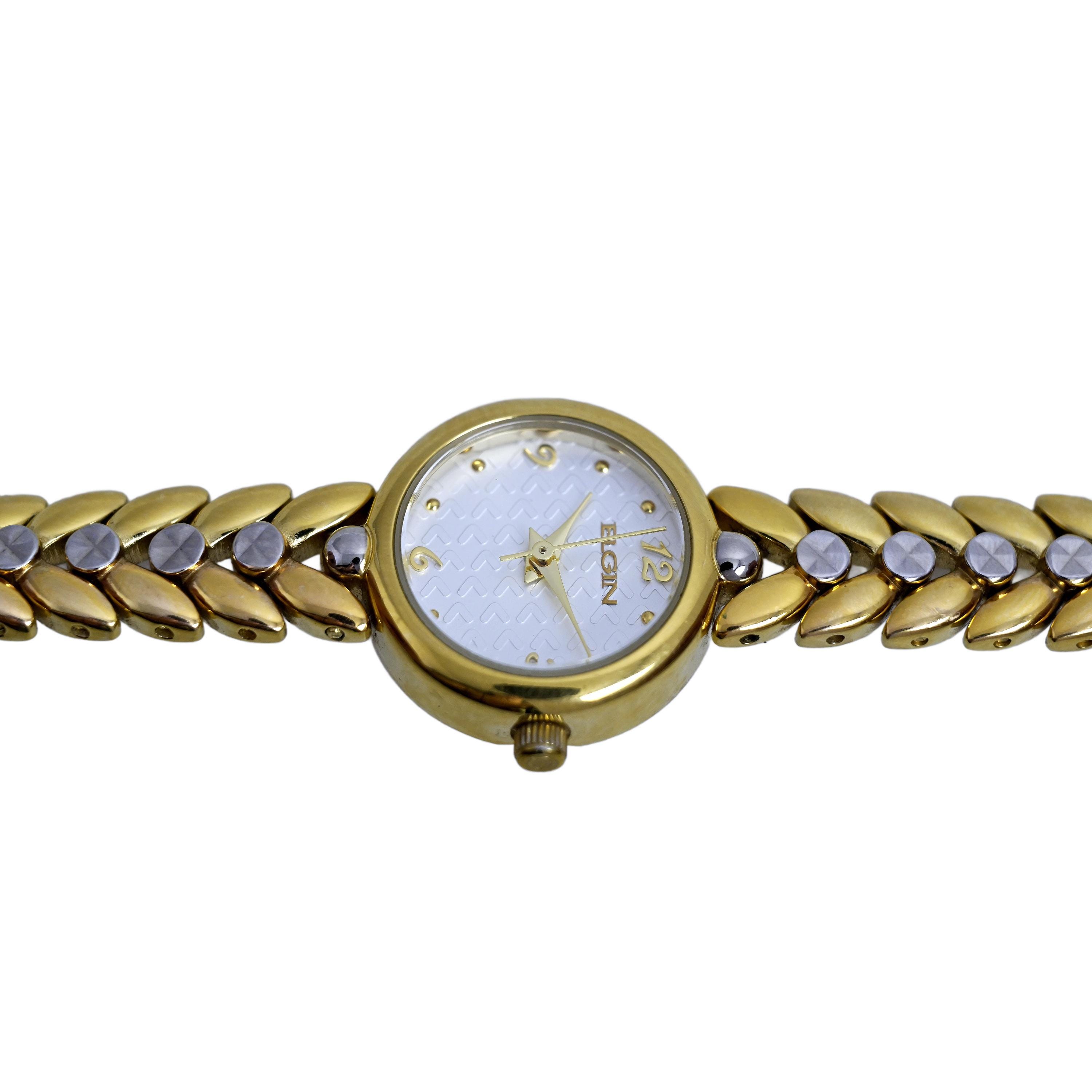 Elgin Ladies Cocktail Two Tone Vintage 90 display picture 3